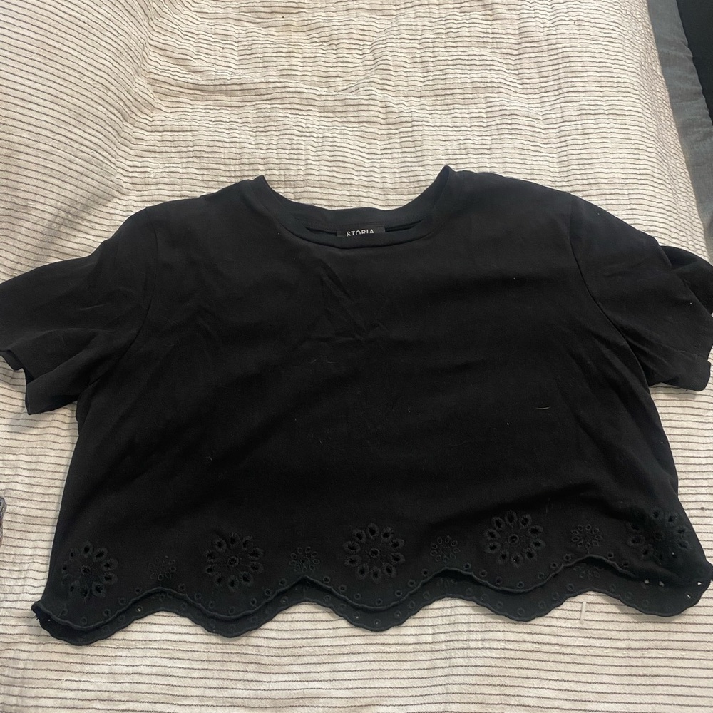 Black Crop Top